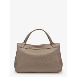 Postina S leather crossbody bag with double shoulder strap