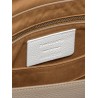 Postina S leather crossbody bag with double shoulder strap