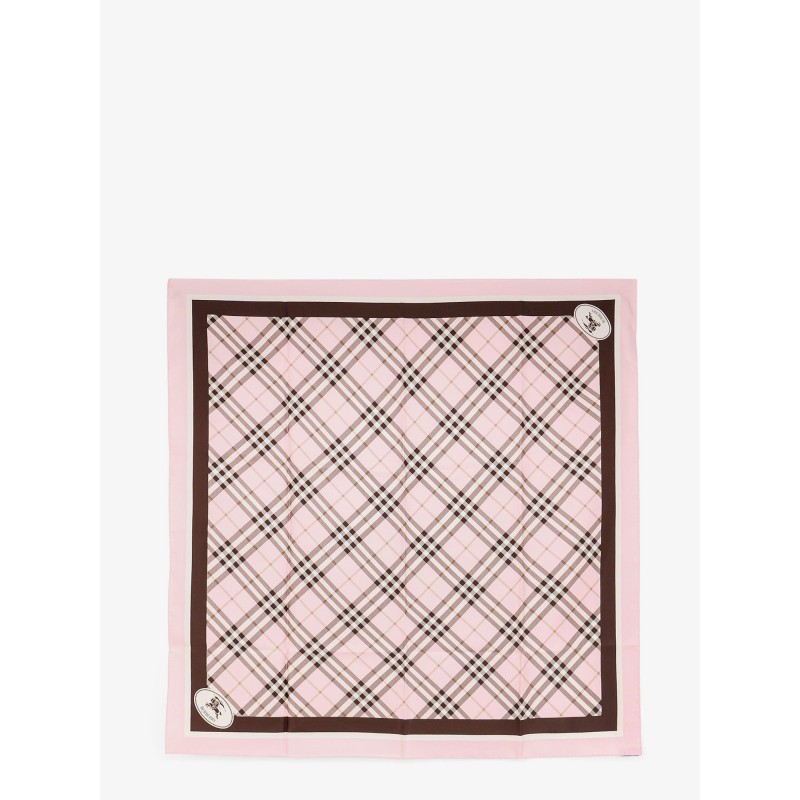 Silk scarf with Burberry Check motif