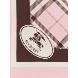 Silk scarf with Burberry Check motif