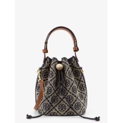 T Monogram Mini jacquard fabric Bucket Bag