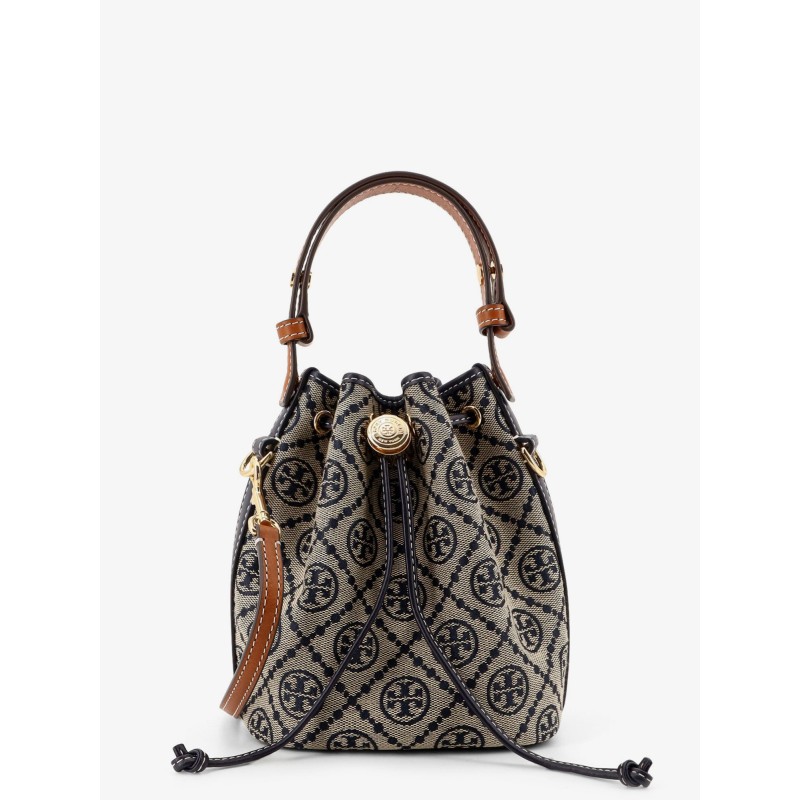 T Monogram Mini jacquard fabric Bucket Bag