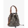 T Monogram Mini jacquard fabric Bucket Bag