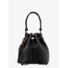 T Monogram Pebble leather Bucket Bag