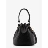 T Monogram Pebble leather Bucket Bag
