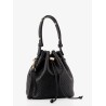 T Monogram Pebble leather Bucket Bag