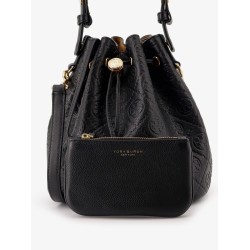 T Monogram Pebble leather Bucket Bag