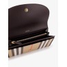 Coated canvas wallet with Burberry Check motif