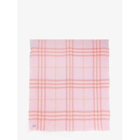 Wool scarf with Burberry Check motif