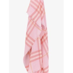 Wool scarf with Burberry Check motif