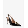 Sara patent leather slingback pumps