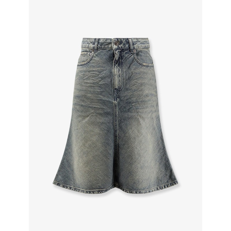 Denim Midi Skirt