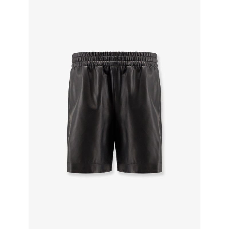Leather shorts
