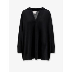 Virgin wool maxi polo shirt