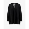 Virgin wool maxi polo shirt
