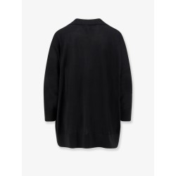 Virgin wool maxi polo shirt