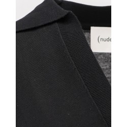 Virgin wool maxi polo shirt