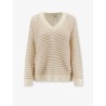 Wool blend sweater with sequins