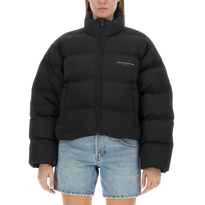 GIACCA CROPPED CON LOGO
