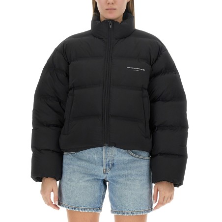 GIACCA CROPPED CON LOGO