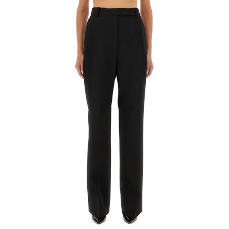 SHARP WOOL PANTS WITH PLEATS