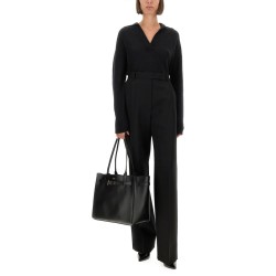 SHARP WOOL PANTS WITH PLEATS