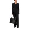 SHARP WOOL PANTS WITH PLEATS