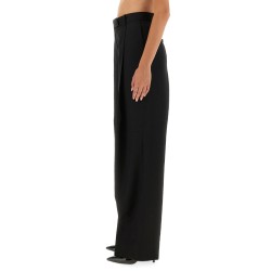 SHARP WOOL PANTS WITH PLEATS