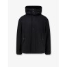 Wool blend padded parka jacket