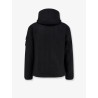 Wool blend padded parka jacket