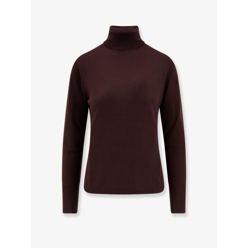 Virgin wool turtleneck sweater