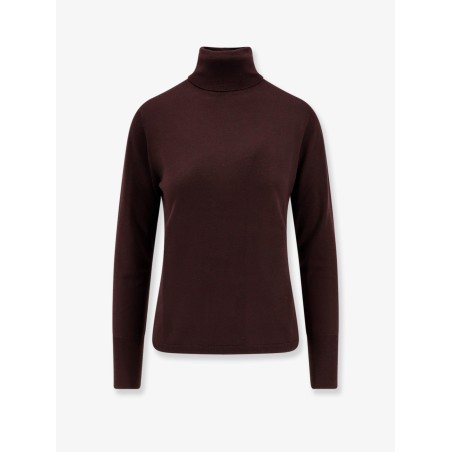 Virgin wool turtleneck sweater