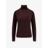 Virgin wool turtleneck sweater