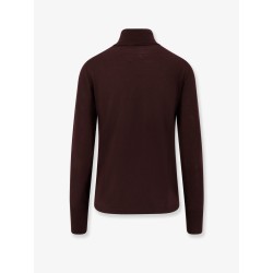 Virgin wool turtleneck sweater