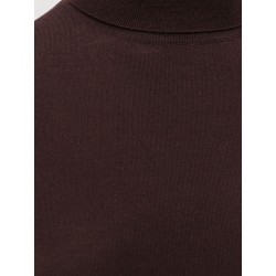Virgin wool turtleneck sweater