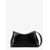 T-Lock Clutch leather shoulder bag with croco effect