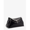 T-Lock Clutch leather shoulder bag with croco effect