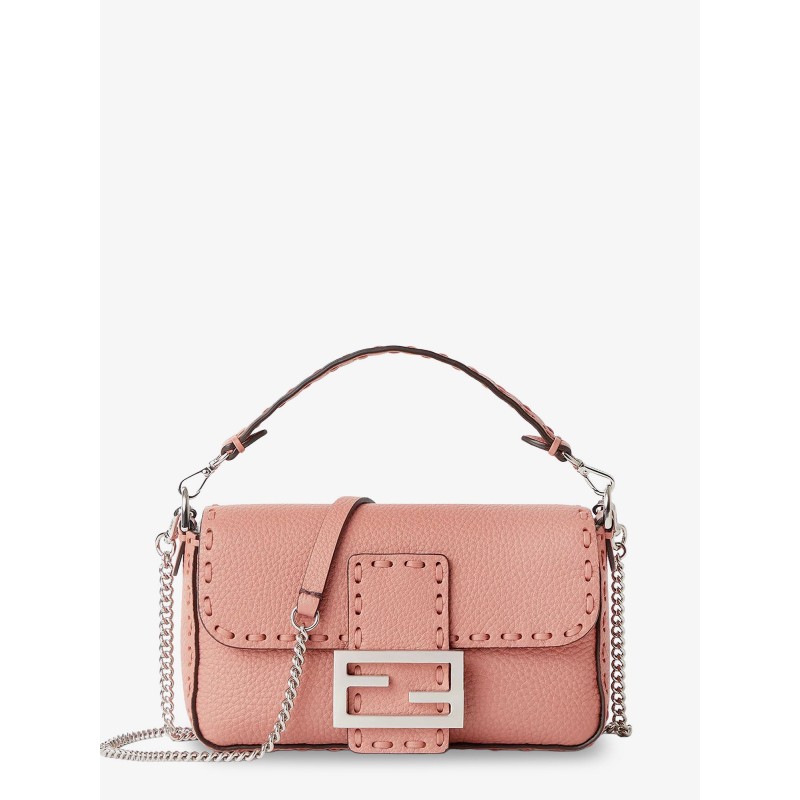 Mini Baguette leather shoulder bag