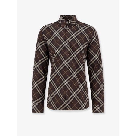 Cotton shirt with Check motif