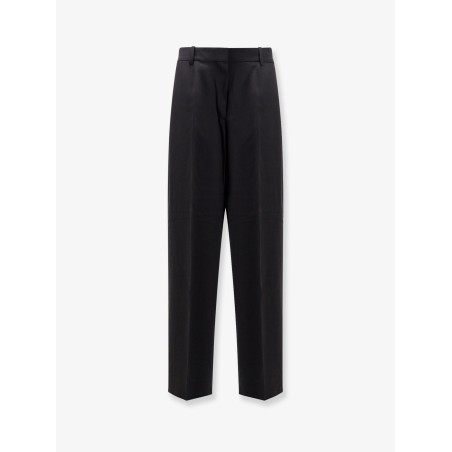 Viscose and wool trousers