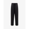 Viscose and wool trousers