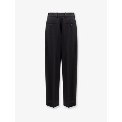 Viscose and wool trousers