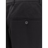 Viscose and wool trousers