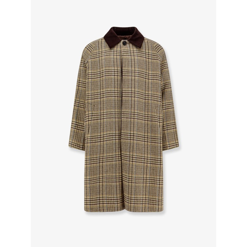 Madras coat with padding