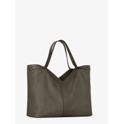 Y Oversize leather tote bag