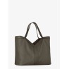 Y Oversize leather tote bag
