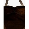 Y Oversize leather tote bag