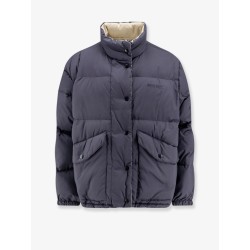 Reversible nylon down jacket