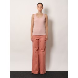 Ribbed cotton top