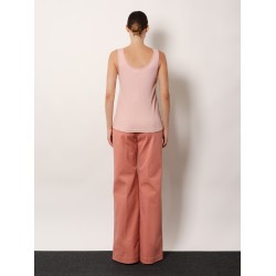Ribbed cotton top